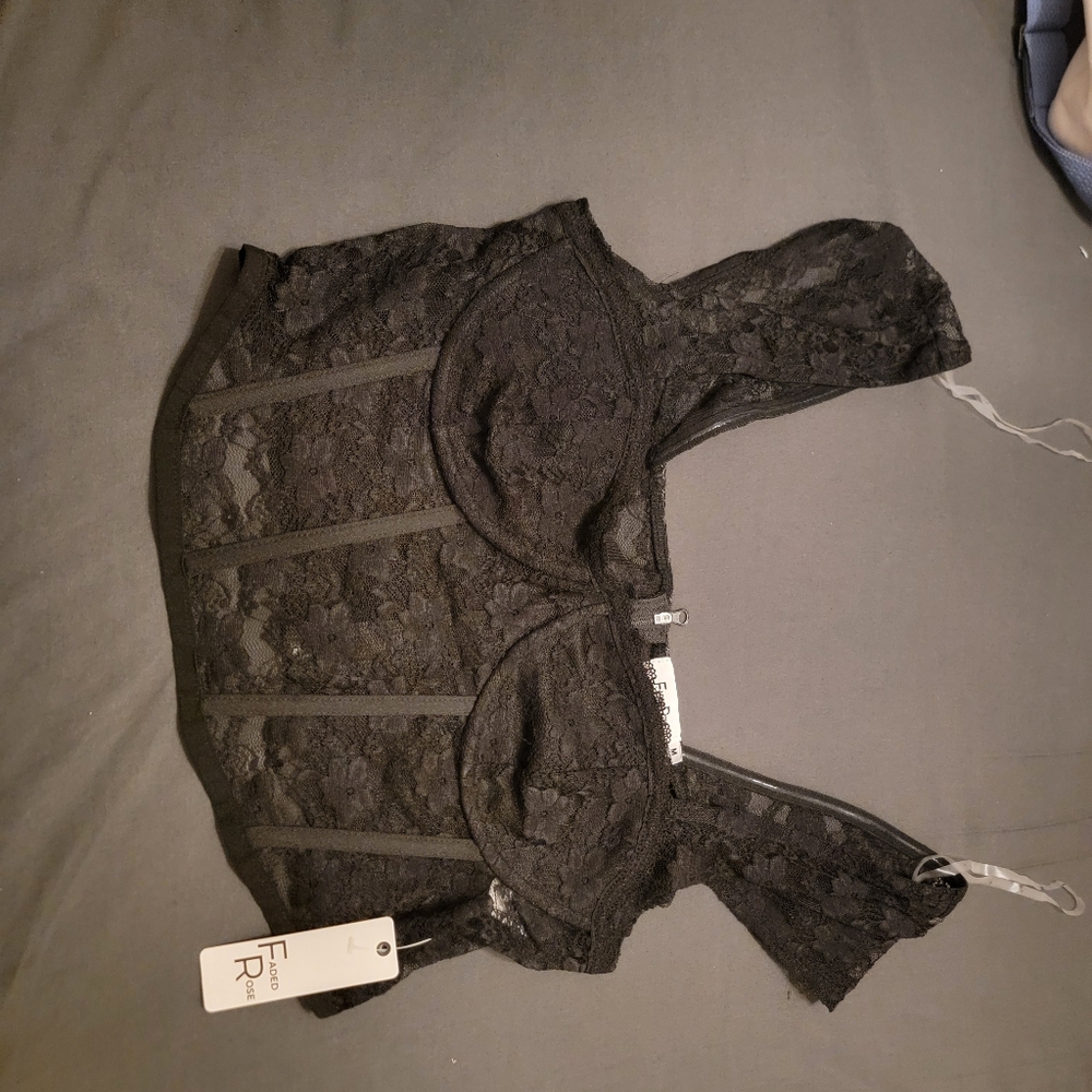 Faded Rose Corset Top